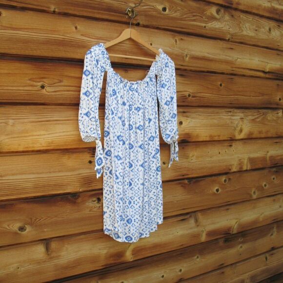 Rachel Pally Off the Shoulder Trice Mini Dress - Picture 5 of 10